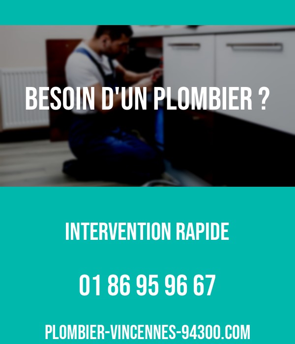 plombier de proximité à Vincennes